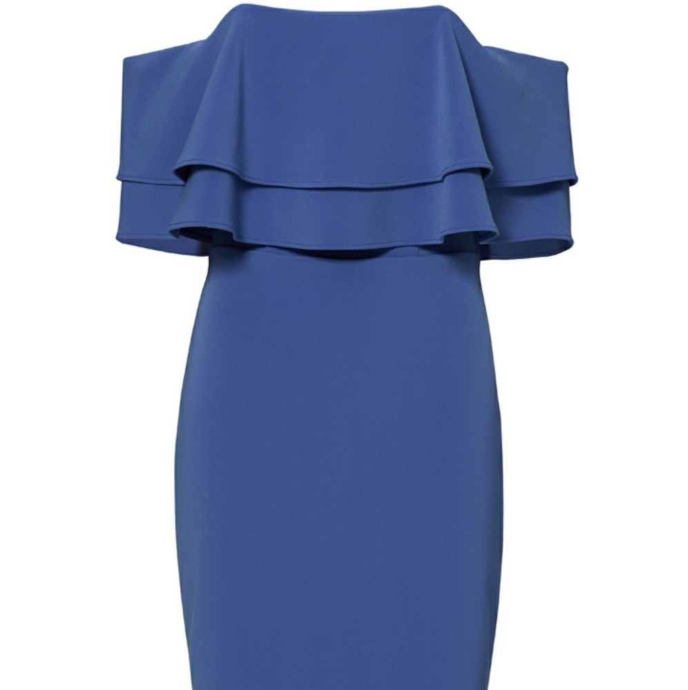 💥💥host pick💥Blue off shoulder  dress by Parker - Picture 4 of 5